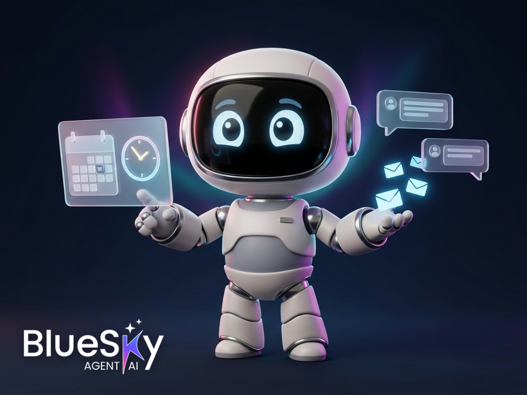 L'agente BlueSky orchestra le automazioni: calendario, orologio e messaggi verso le chat